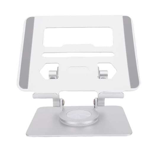 Fabater Soporte de Tabletas de Metal con Ventilación, Soporte Ajustable para Tabletas de 5.8 a 12.9 Pulgadas, para Aprendizaje en Línea y Conferencias Telefónicas (Silver)