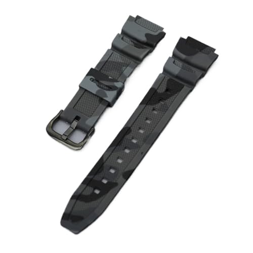 [g -] 18mm Casio W-218H AE1200/1000W/1300 W-800H 216H 735H Ή \tgo[EHb`oh VR X|[c hEHb`Xgbv uXbg(Camouflage Grey,Bla