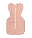 Love To Dream™ Swaddle UP™, Medium 6-8.5 kg - Pebbles Rose Medium, Snug Fit, Supports Healthy Sleep Routine, 2.5 Tog for Cool Temps (16-20°C), Machine Washable Stretch Cotton, 2 Zips, Easy Change immagine