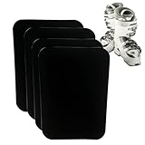 4Pcs Snowboard Shin Pads, Thinkened Foam Ski Shin Guards, Cuttable Shins Protector Pad for Ski Boot Liner, Leg and Foot Friction Shins Bang Protection for Sports Skiing and Snowboarding (Black)