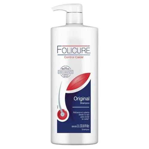 Folicure Anti-Hair Loss Shampoo 33.8 FL oz - Effective Hair Care Solution for Thinning Hair Hair Growth Shampoo for Men and Women Premium Hair Shampoo to Strengthen and Revitalize