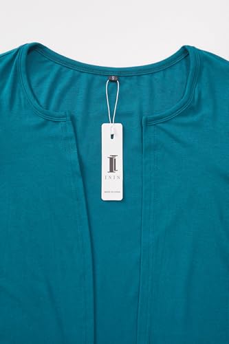 II ININ Womens Cardigan 2024 Bolero Shrugs Cropped Cardigan Sweater Long Sleeve Lightweight Open Front Kint Spring Clothes4
