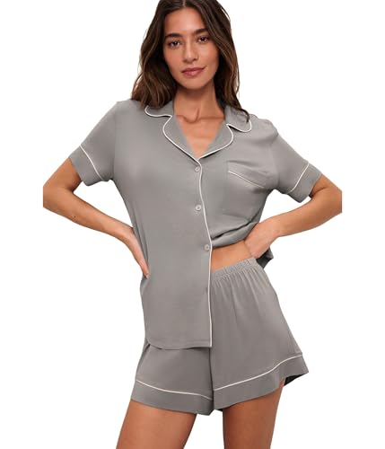 Image of Eberjey Gisele Rib Relaxed Short PJ Set