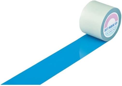 日本緑十字社 ガードテープ(ラインテープ) 青 100mm幅×100m 屋内用 148136