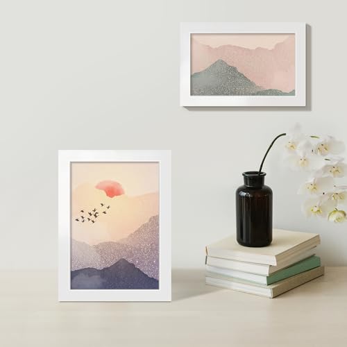 Image of LaVie Home 4x6 Picture Frames Set of 12,Frame for 4x6 Pictures,Photo Frames for Wall Mounting or Table Top Display,White