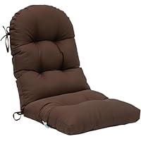 High Back Adirondack Stoel kussen, waterdichte schommelstoelkussen, terraskussens voor buitenmeubilair,Wit