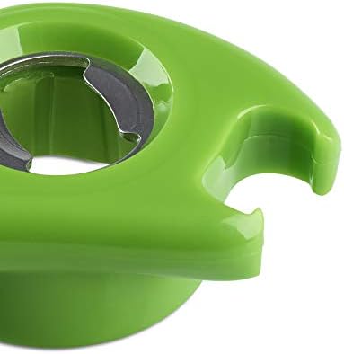 Zyliss E24225 5 Way Opener | Plastic/Stainless Steel | Green | Manual Handheld Opener for Tins/Cans/Bottles/Jars | Dishwasher Safe | 5 Year Guarantee
