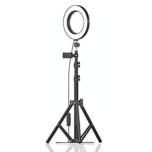 Andoer Anel de Luz de 15,2 cm de Selfie Regulável 3 Cores Rotativas 360 Luzes de Transmissão USB par