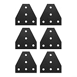 【Stabilité du cadre améliorée】: le lot de six codes d'angle répartit le poids uniformément sur les articulations, prévient le mauvais alignement lors de l'assemblage, supportant des charges plus lourdes pour les plates-formes CNC, les cadres robotiques et les constructions de précision