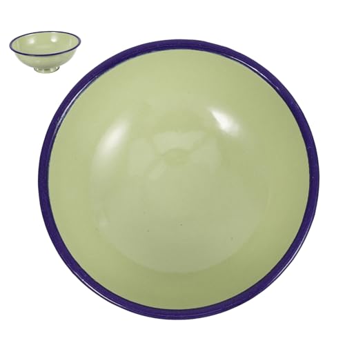 Cabilock Tazón De Esmaltado Vintage Para Ensaladas y Comidas Bowl De Almacenamiento De Cocina Contenedor De Comida Retro Para Frutas y