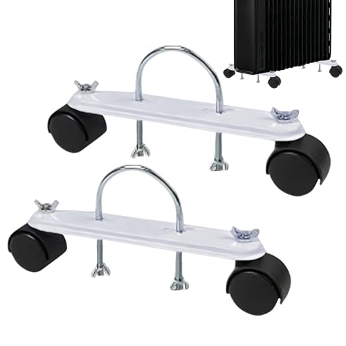 Soporte De Polea Móvil, 2 Piezas Soporte Móvil, Ruedas Giratorias 360 Grados De Uso Intensivo, Para Casa Sala de Garaje Taller Pequeño Apartamento Sótano