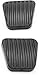2Pcs Car Brake Clutch Pedal Pad Rubber Cover Compatible with for Opel Compatible with for Kadett 1984 1985 1986 1987 1988 1989 1990 1991