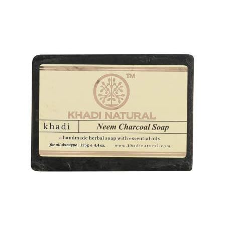 khadi natural herbal charcoal soap