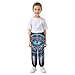 Selerdon Kids Sweatpants Blue Pinks All Seeing Eye Dreamcatcher Soft Jogger Pant with Pockets and Elastic Waist Cuffed Active Workout Pants Athletic Fit for School Daily Wear