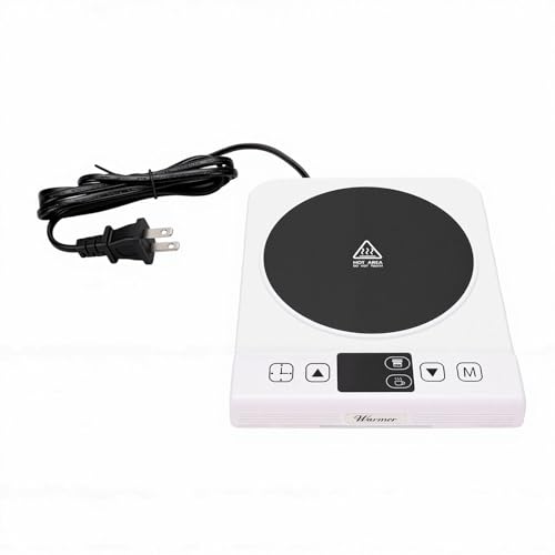 Bewinner Electric Sourdough Starter Warmer | Precise Temp Control Beverage Heater for Coffee Tea Milk, Smart Timer 12H Auto Shut Off, Wooden Heating Pad for Home Desk Kitchen Travel (White)