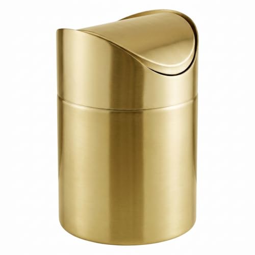Corbeille à déchets dorée pour sublimer le design de votre bureau de direction