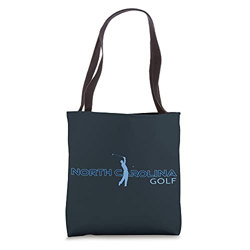 The Tarheel State Sports Fan NC Souvenir North Carolina Golf Tote Bag