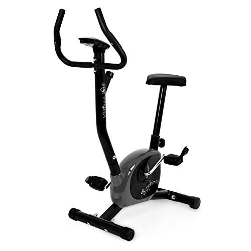 Heimtrainer Fitnessbike Fitnessrad Fahrrad Hometrainer Fitnessgerät Sensoren – Bild 3
