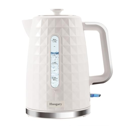 Hervidor eléctrico Huogary 1.7L 1200W blanco miniatura 1