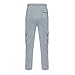 Cargo Sweatpants for Men Open Bottom Fleece Baggy Hiking Jogger Casual Drawstring Elastic Waist Loose Fit Cargo Sweat Pants with Pockets