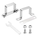 Design a forma di U: ogni morsetto per tubi presenta un profilo a forma di U e due fori preforati. Il loro design a forma di U permette di bloccare saldamente i profili quadrati, fornendo una forza di serraggio affidabile senza deformazione, garantendo stabilità sia in ambienti residenziali che industriali.