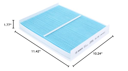 BOSCH 6081C HEPA Cabin Air Filter - Compatible with Select Ford Expedition, F-150, F-150 Lightning, F-250 , F-350 , F-450, F-550 Super Duty; Lincoln Navigator