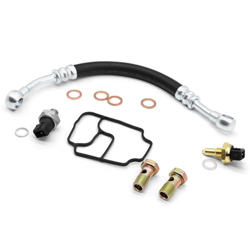 Jecoupoon Engine Oil Filter Housing Gasket Kit 325Ci 530i