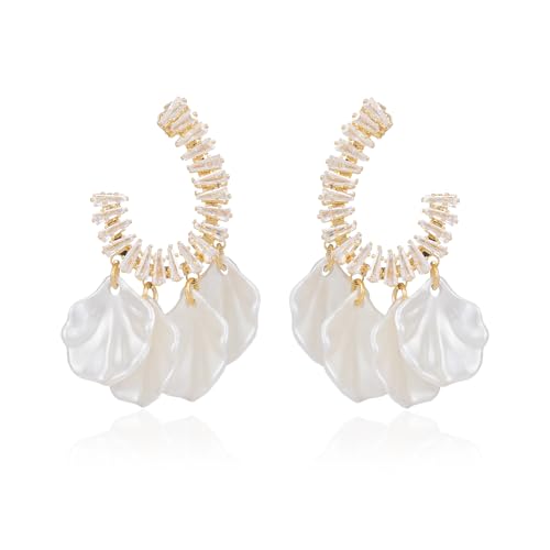 Statement Earrings for Women: Boho Flower Earrings for Women, Dan...