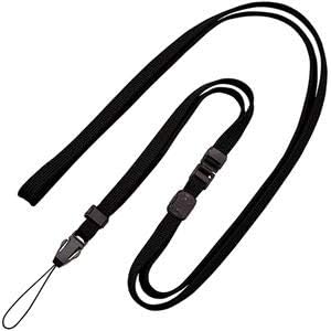 （まとめ）オープン工業 ロングストラップ幅10mm×160cm 黒 NX-207P-BK 1本【×20セット】