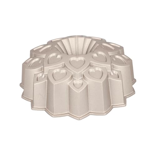 Birkmann, Kuchenform Love, Bronze, Ø 25 cm, Aluguss, mit Antihaftbeschichtung und Rezept Birkmann, Kuchenform Love, Bronze, Ø 25 cm, Aluguss, mit Antihaftbeschichtung und Rezept