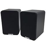  APPROX - Altavoces AUTOAMPLIFICADOS APPSPK02 - Caja Madera - 30W+30W RMS - Bluetooth - RCA - COAXIAL - OPTICA - USB - Mando A Distancia (Negro)