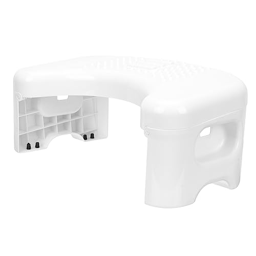 Mikinona Squatting Stool for Boys and Girls Toilet Step for Adults Folding Footstool Modern Design Natural Bowel Movement