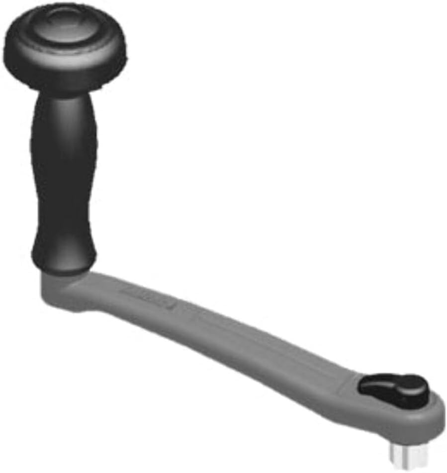 Lalizas Winch Handle Locking with Speed Handle - 9,84 inches (25cm), Made of Aluminium with Highly Resistant to the Marine Environment