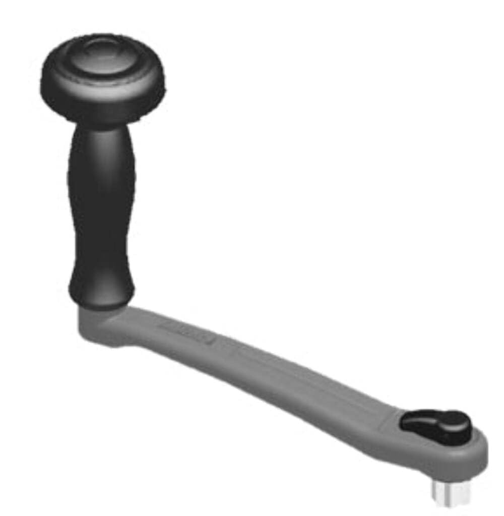 ORANGE MARINE Manivela de Winch con Cierre Speed Negro 25 cm