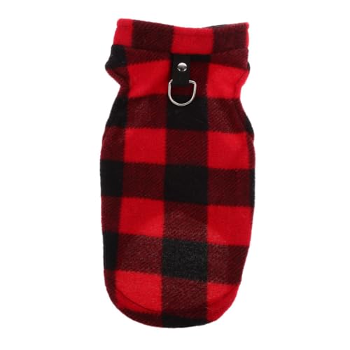 Toyvian 子犬のセーターベスト 繁殖 犬の服 犬のカーシート ペットグルーミング用品 犬用の櫛 jaket pet パピー(puppy) dogs 快適な犬のベスト ペットの服 フリース