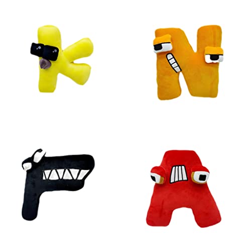 YYDCHH 26pcs Alphabet lore Plush - Alphabet lore plushies- Funny Stuffed Figure Doll for Kids and Ad