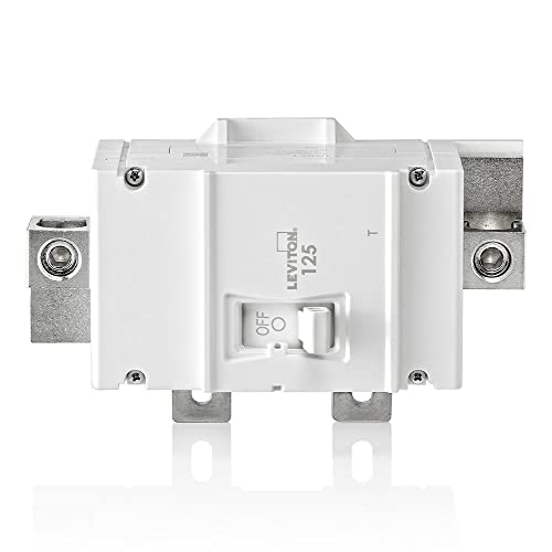 Leviton 125A 2-Pole Main Circuit Breaker, Thermal Magnetic, White, LM125-T by Leviton - Used condition - US$40.80