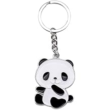 ODETOJOY Cute Panda Keychain Charm, Panda Keyring for Girls, Panda Bear Gift Key Chains, China Souvenir & Panda Bear Collection