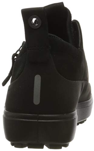 Ecco Outdoor Womens Soft 7 Tred Zip Gore-Tex Sneaker, Black Camel Nubuck, 8-8.5 Us #TOP2