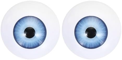 PATIKIL 24mm Doll Eyes,1 Pair Realistic Acrylic Eyes Plastic Half...