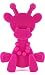 Baby Teething Toy Extraordinaire - Little Bambam Giraffe Teether Toys by Bambeado. Our BPA Free Teethers Help take The Stress Out of Teething, from Newborn Baby Through to Infant - Magenta