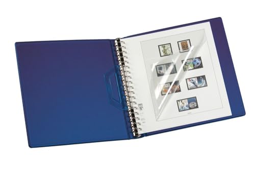 LINDNER Das Original Set: Ringbinder Regular mit Schutzkassette 814, blau