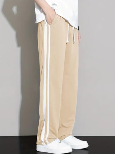 Image of Track Pants for Men - Modern, Stylish, Comfortable & Stretchable Athletic Joggers for Casual & Gym Wear