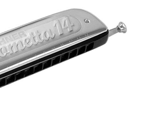 Hohner257 Chrometta 14 Harmonica, clé de do majeur - Les Beatles, Paul McCartney, John Lennon, RIngo Starr, George Harrison Hohner257 Chrometta 14 Harmonica, clé de do majeur – Image 4