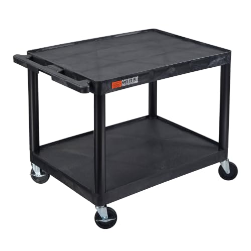 Luxor AV Cart, 27 Inch — LP27-B 27″H Two