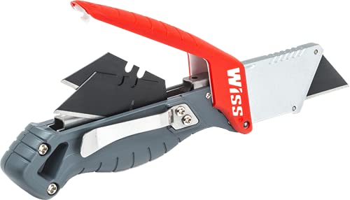 Faca utilitária de lâmina dobrável Crescent Wiss - WKF2, preta