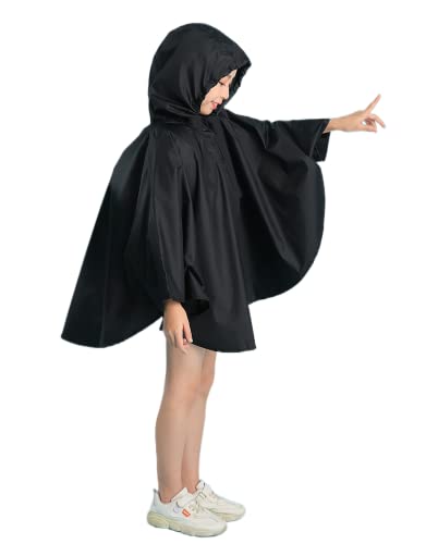 Image of Freesmily Kids Cute Raincoat Waterproof Rain Poncho Jacket Coat for Girls Boys