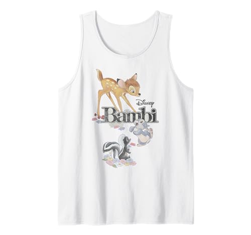 Image of Disney Bambi Thumper & Flower Logo Tank Top