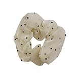 [ウィゴー] ドット シュシュ ヘアアクセ かわいい ギフト レディース F オフホワイト