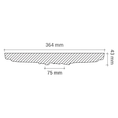 Rosace Profhome 156048 polyuréthane rigide diamètre 36.4 cm décoration plafond - 4